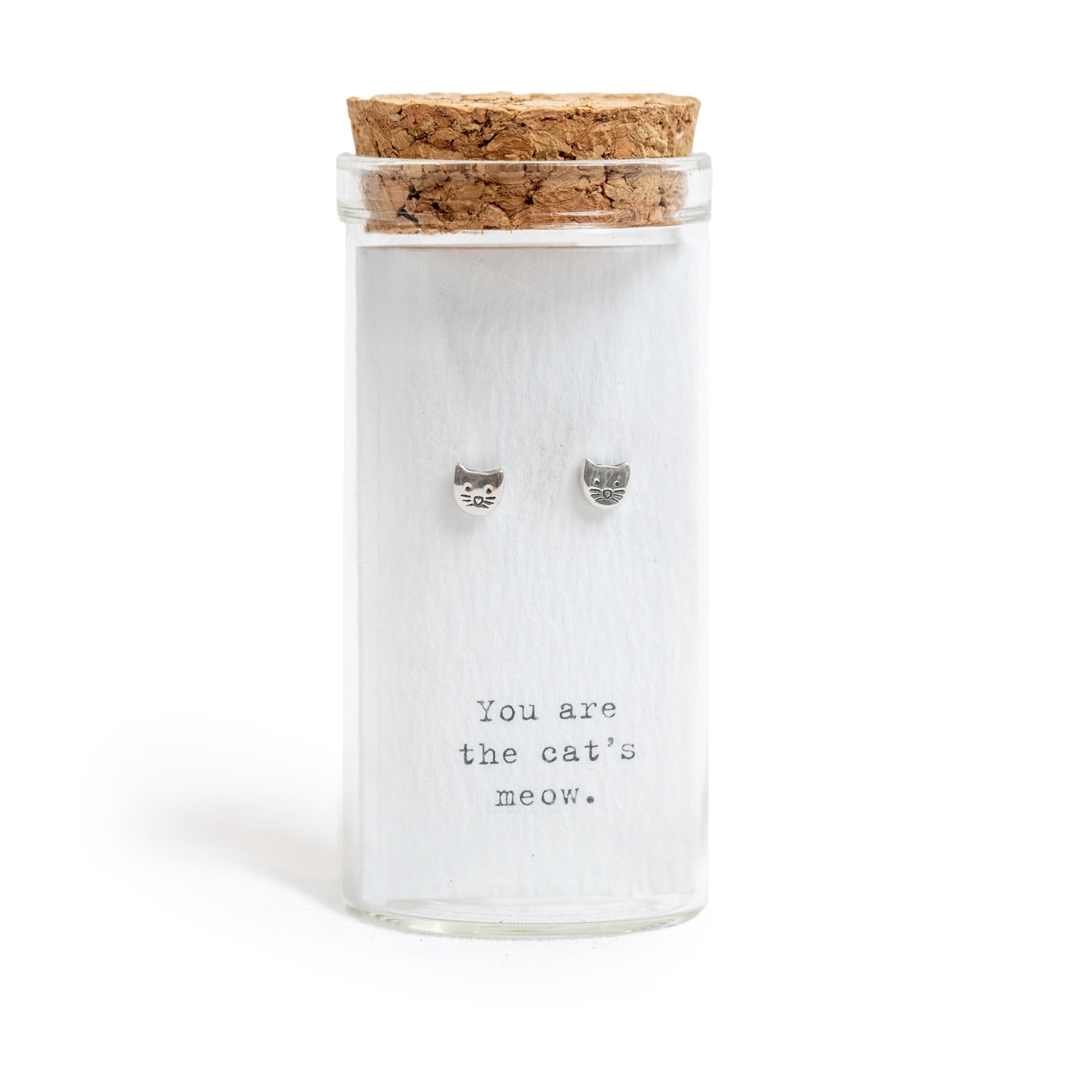 Message in a Bottle Littles Earring Collection - Cats