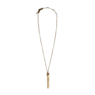 ***Follow Your Star Necklace - Brass 32"