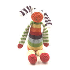 Velvety Plush Organic Rainbow Bunny