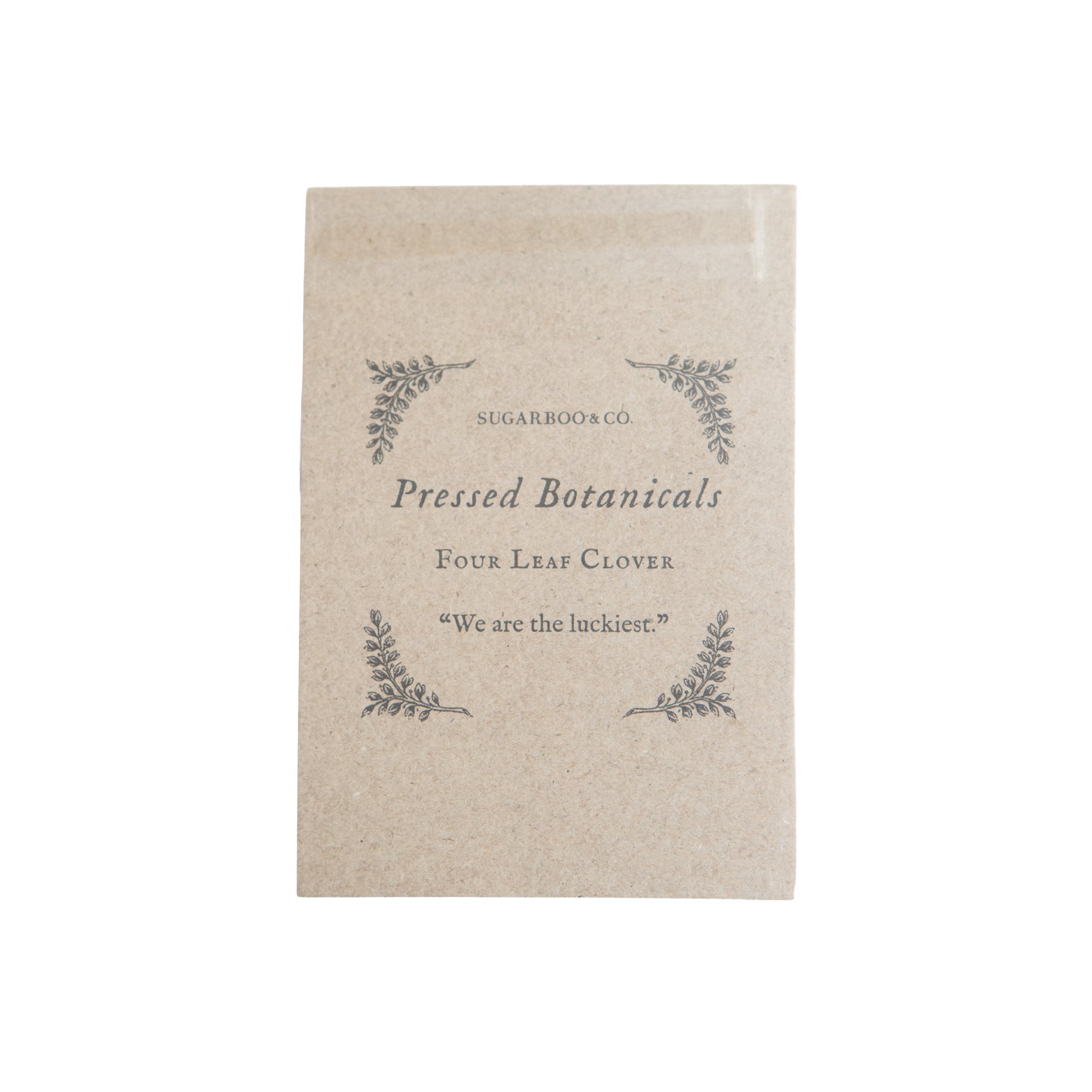 Pressed Four Leaf Clovers- Singles