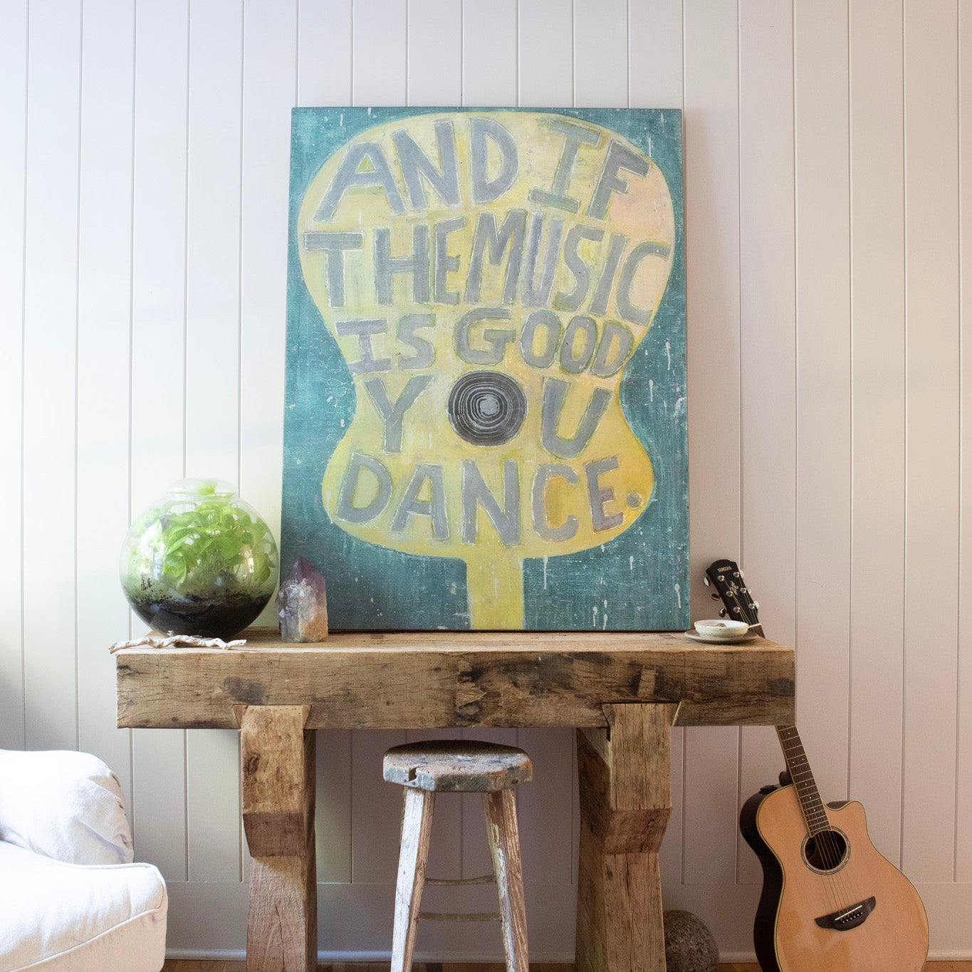 And If The Music Is Good Art Print - Gallery Wrap – Sugarboo & Co
