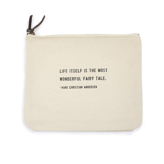 Life Itself (Hans Christian Andersen) Canvas Zip Bag