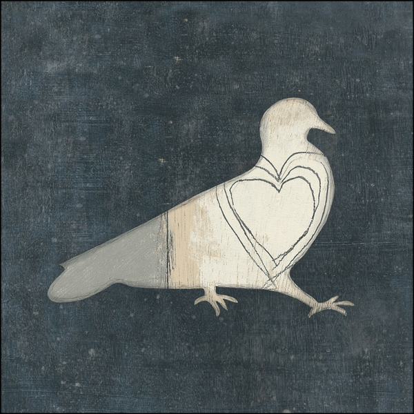 Bird with Big Heart - Art Print