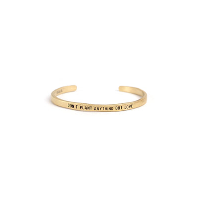 Articles of Love Collection - Brass Cuff
