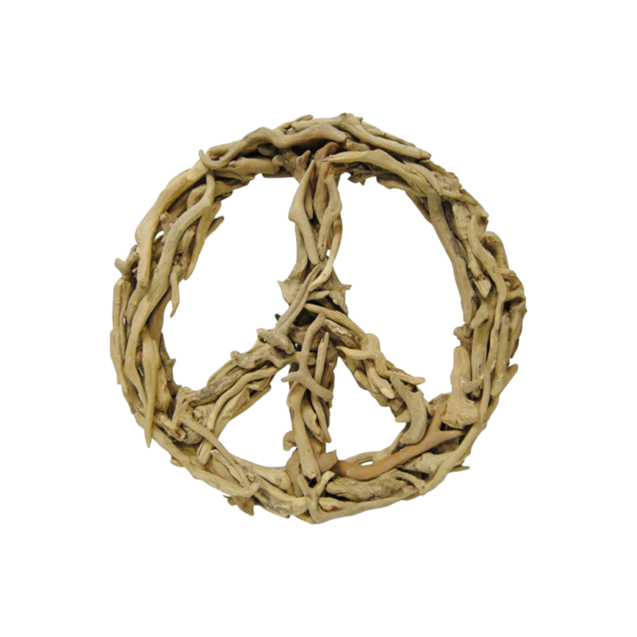 Driftwood Peace Signs