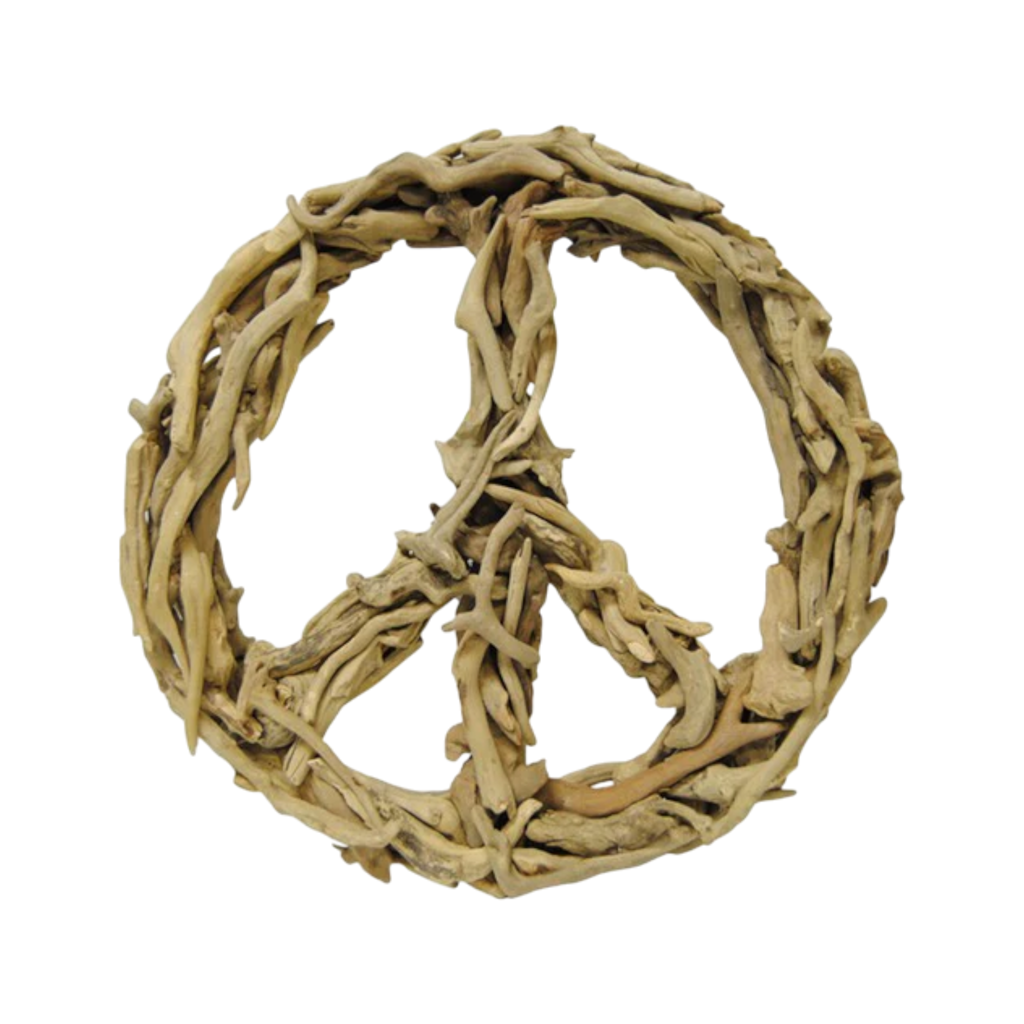 Driftwood -  Peace Sign 24"