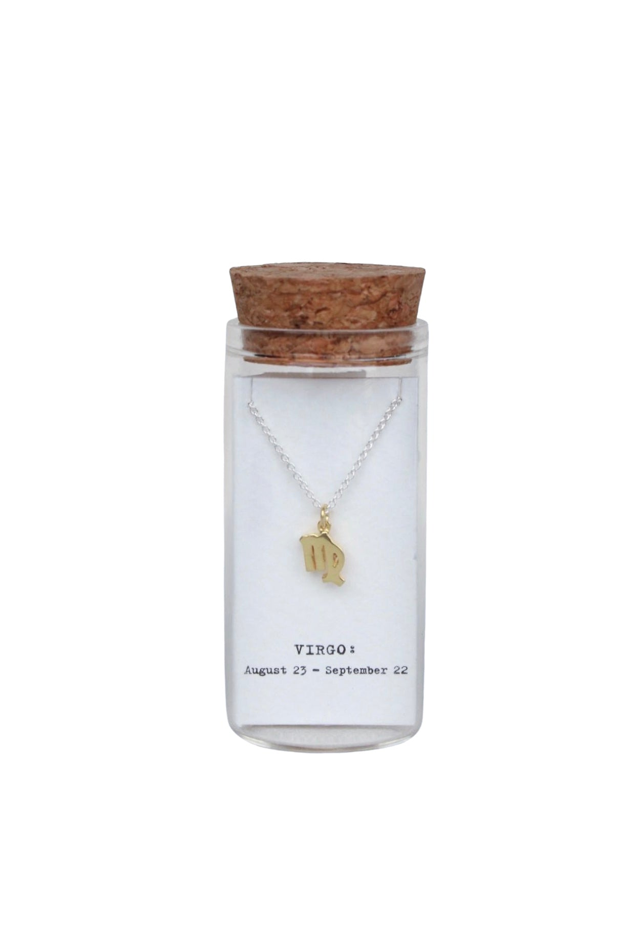 Message in a Bottle - Zodiac Necklace