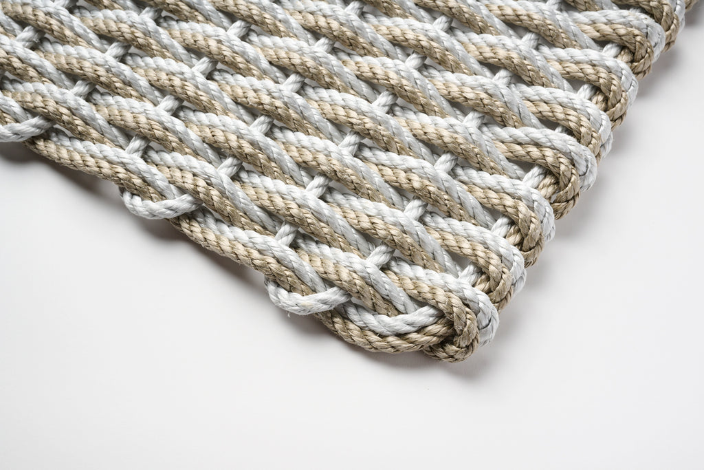 Fog Gray + Sand Doormat