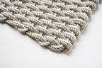 Fog Gray + Sand Doormat