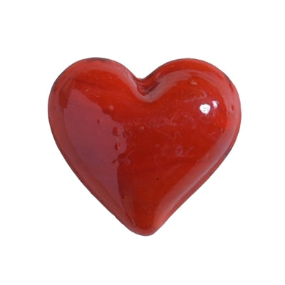 Heart- Glass, Red