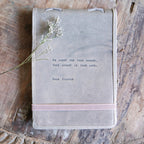 Omar Khayyam Leather Journal - Stone