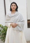 Cashmere Scarf - Silver Grey
