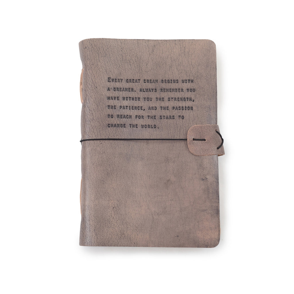 Artisan Leather Journal - Grey