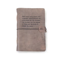 Every Great Dream Artisan Leather Journal in Grey - 5.75 x 8.75