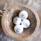 Lavender Crystal Bath Bomb- Amethyst