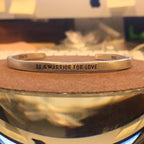 Articles of Love Collection - Silver Cuff