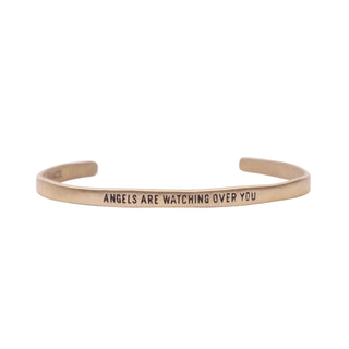 Brass Cuff- Angels Are Watching