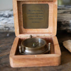 Tripod Compass in Jim Henson Wooden Box