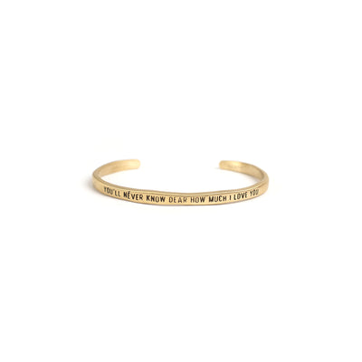 Articles of Love Collection - Brass Cuff