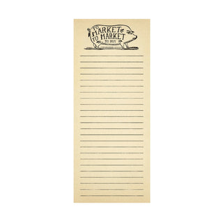 ***To Market - Skinny Notepad