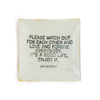 Small Square Decoupage Plate