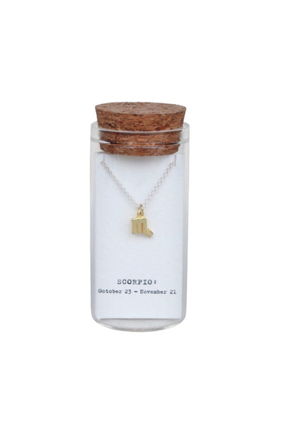 Message in a Bottle Zodiac Necklace Collection Second Edition