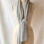 Cashmere Wrap - Silver Grey