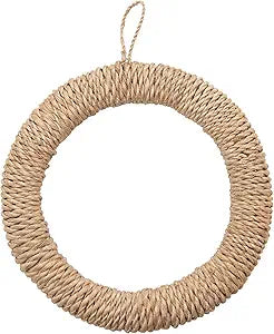 ***Round Hand-Woven Abaca Rope Trivet - Natural
