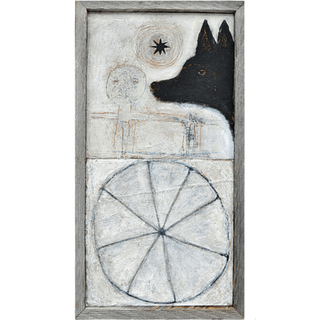 Dog with Wheel - Art Print