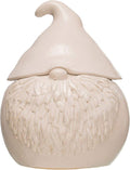 Stoneware Gnome Kitchen Jar with Lid