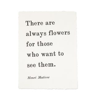 ***Henri Matisse Handmade Paper Print