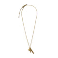 ***Courage, Dear Heart Necklace - Brass 22"