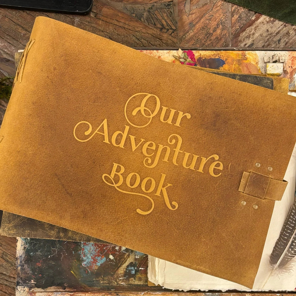 Our Adventure Leather Story Keeper 14" x 10" - Fawn