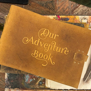 Embossed Adventure Guest Book - Fawn