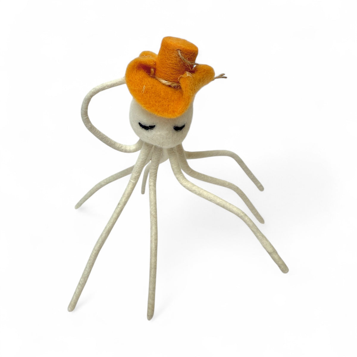 Felt Cowboy Octopus Ornament