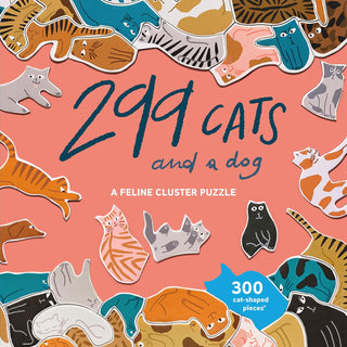 299 Cats (and a dog) 300 Piece Puzzle 10.50 x 10.50 x 2.20