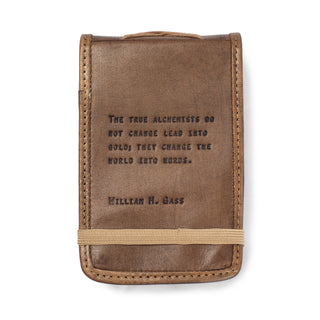 ***Mini William H. Gass Leather Journal - 4"x6"