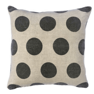 Pillow Collection - Polka Dots (Stone washed Linen