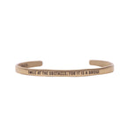Articles of Love Collection - Brass Cuff