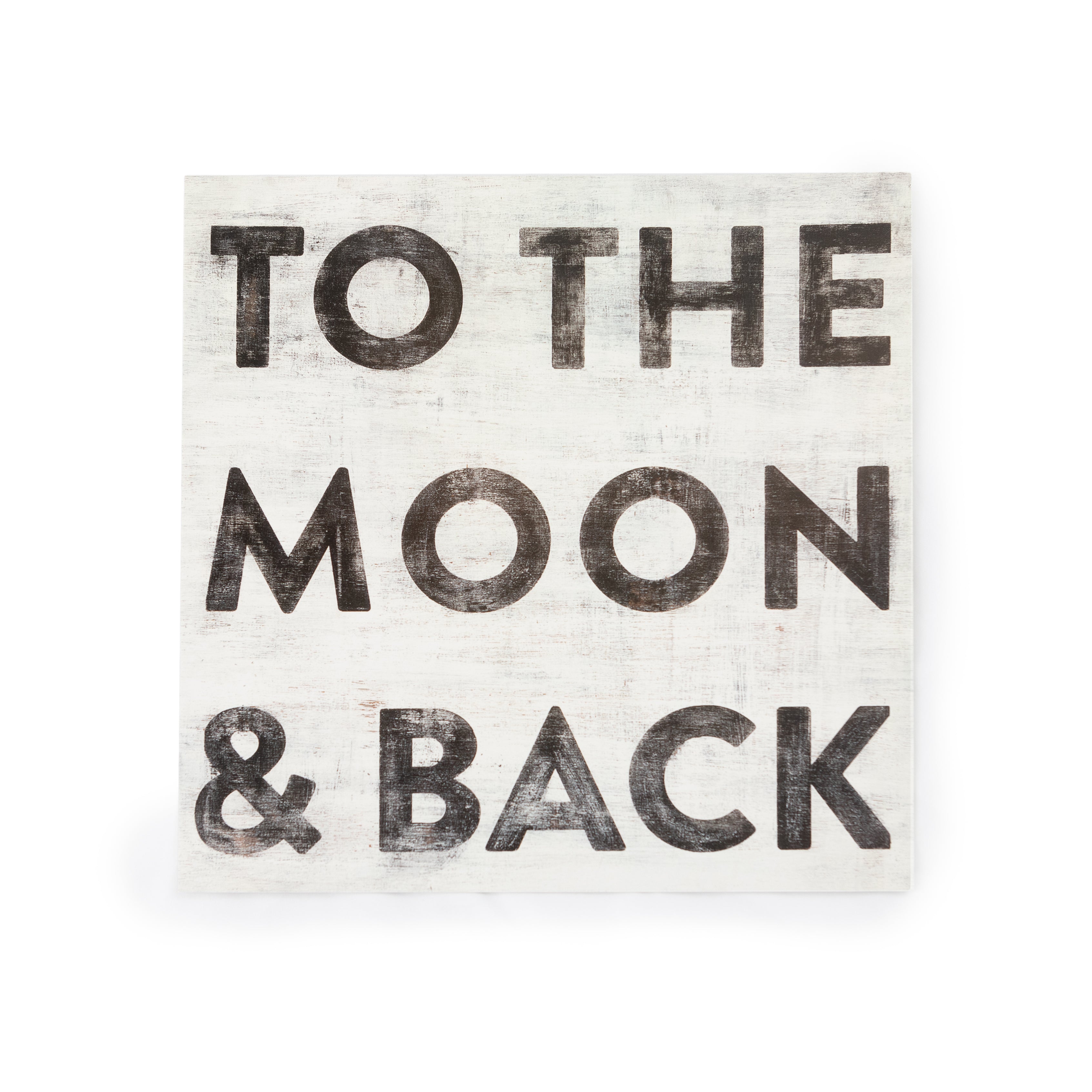 8"x8" To The Moon & Back Art Poster