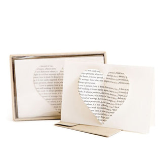 Heart Cards & Envelopes - Set of 6