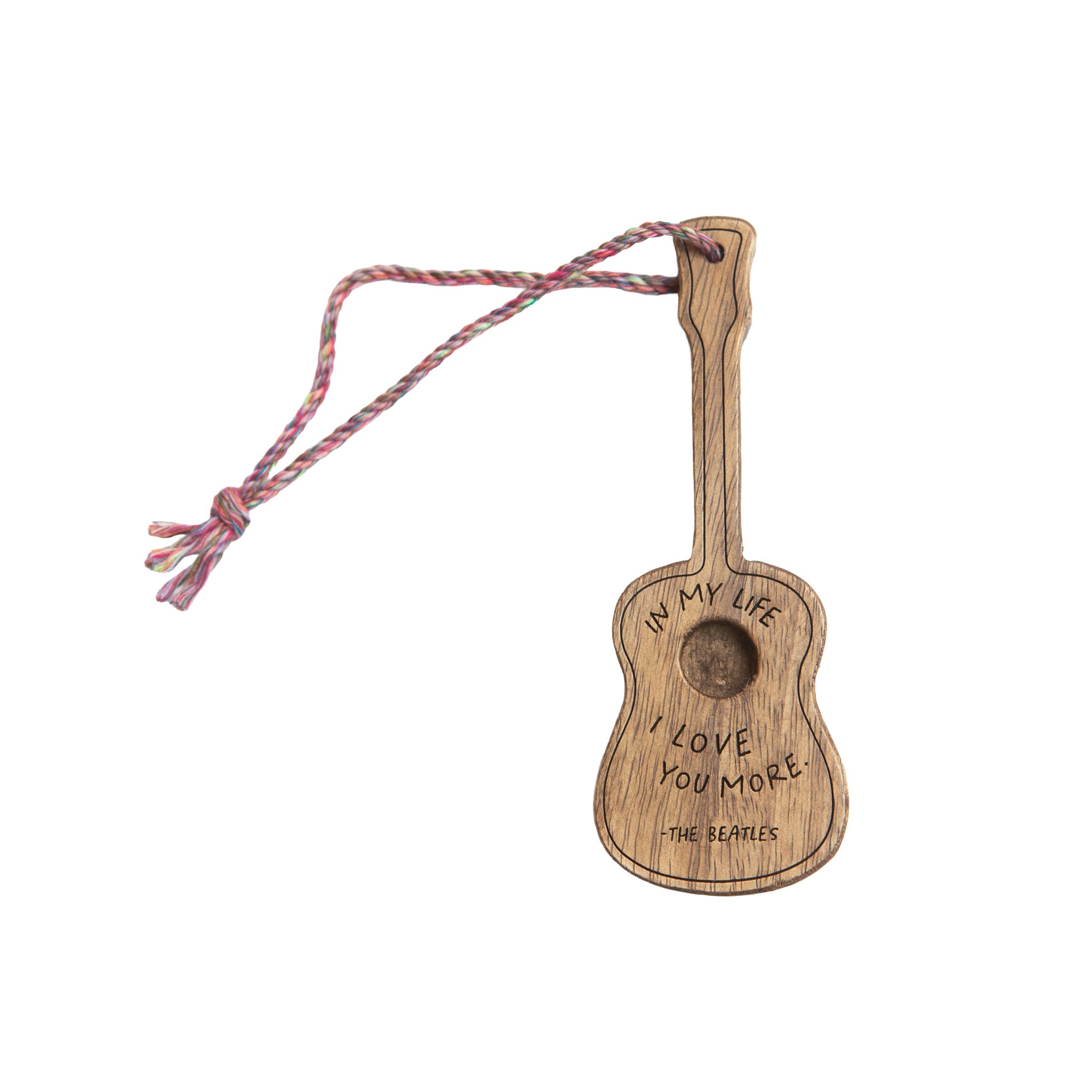 The Beatles Wooden Acoustic Guitar 2"x5"