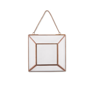 ***Square Hanging Glass Terrarium 7.25" x 7.25" x 3"