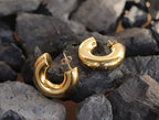Small Chunky Steel Hoop