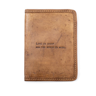 ***Life Is Short Passport Cover - 4"x6"