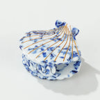 Coastal Blue Seashell Claw Clip, Small