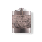 Leather Metal Flask