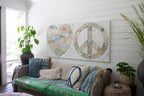 Choose Peace Art Print in White - Gallery Wrap