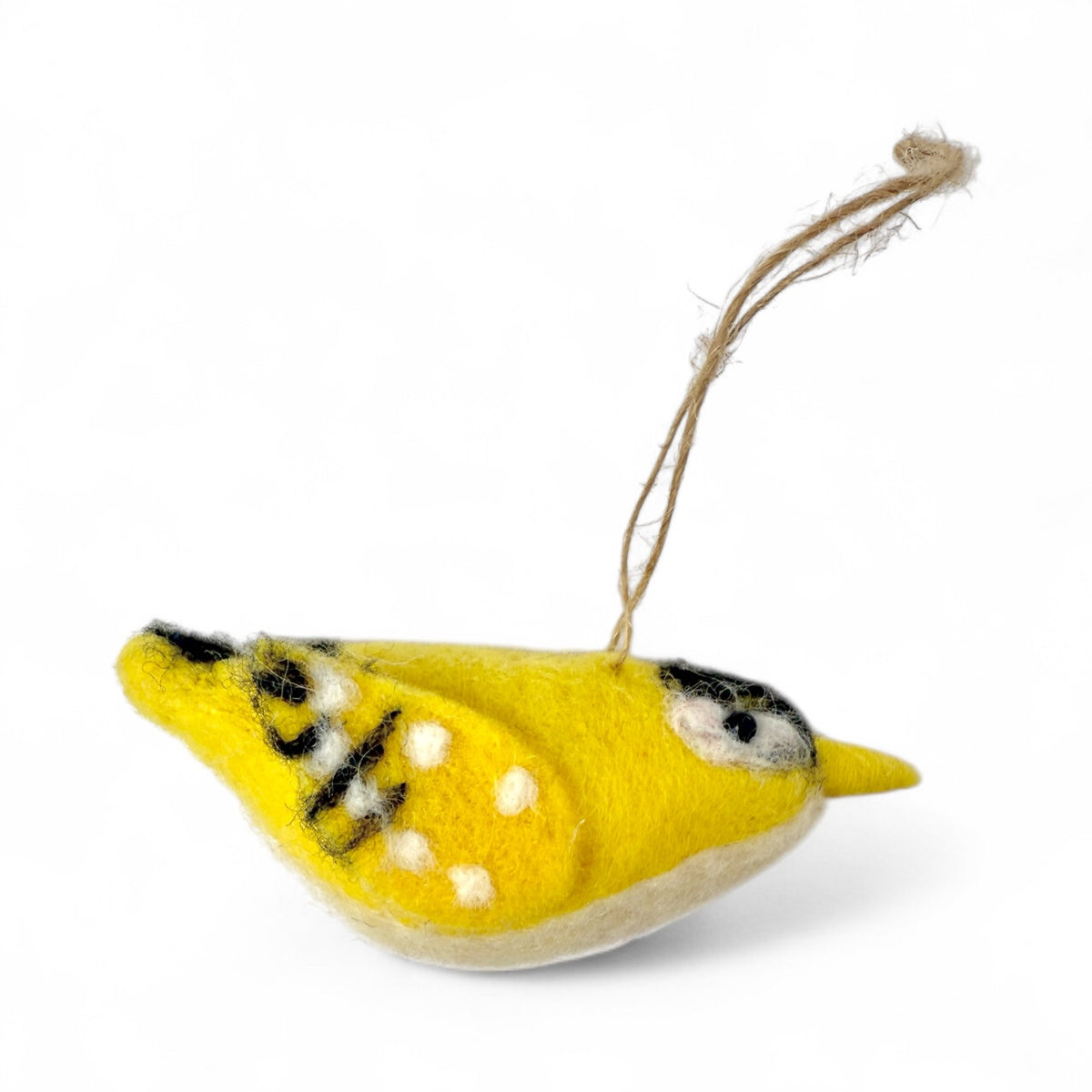 Yellow Bird Ornament- Felt Friendly Flock