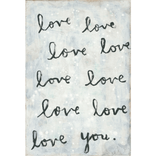 Whole Lot of Love - Black & White - Art Print